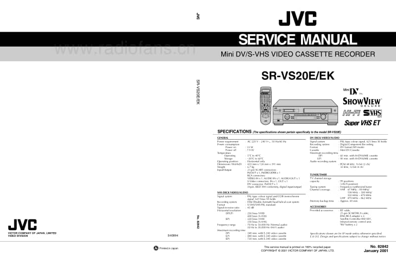 Jvc-SRVS-20-EK-Schematic电路原理图.pdf_第1页
