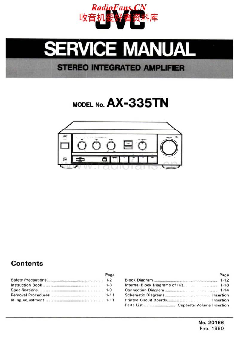 Jvc-AX-335TN-Service-Manual电路原理图.pdf_第1页