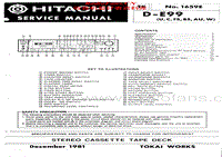 Hitachi-DE-99-Service-Manual电路原理图.pdf