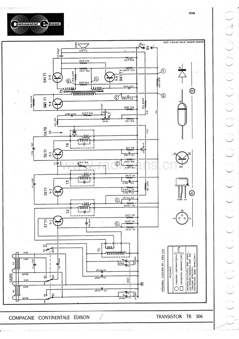 Continental-Edison-TR-306-Schematic电路原理图.pdf_第2页