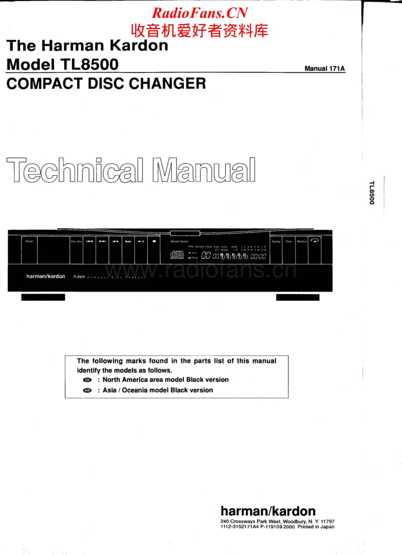 Harman-Kardon-TL-8500-Service-Manual电路原理图.pdf_第1页