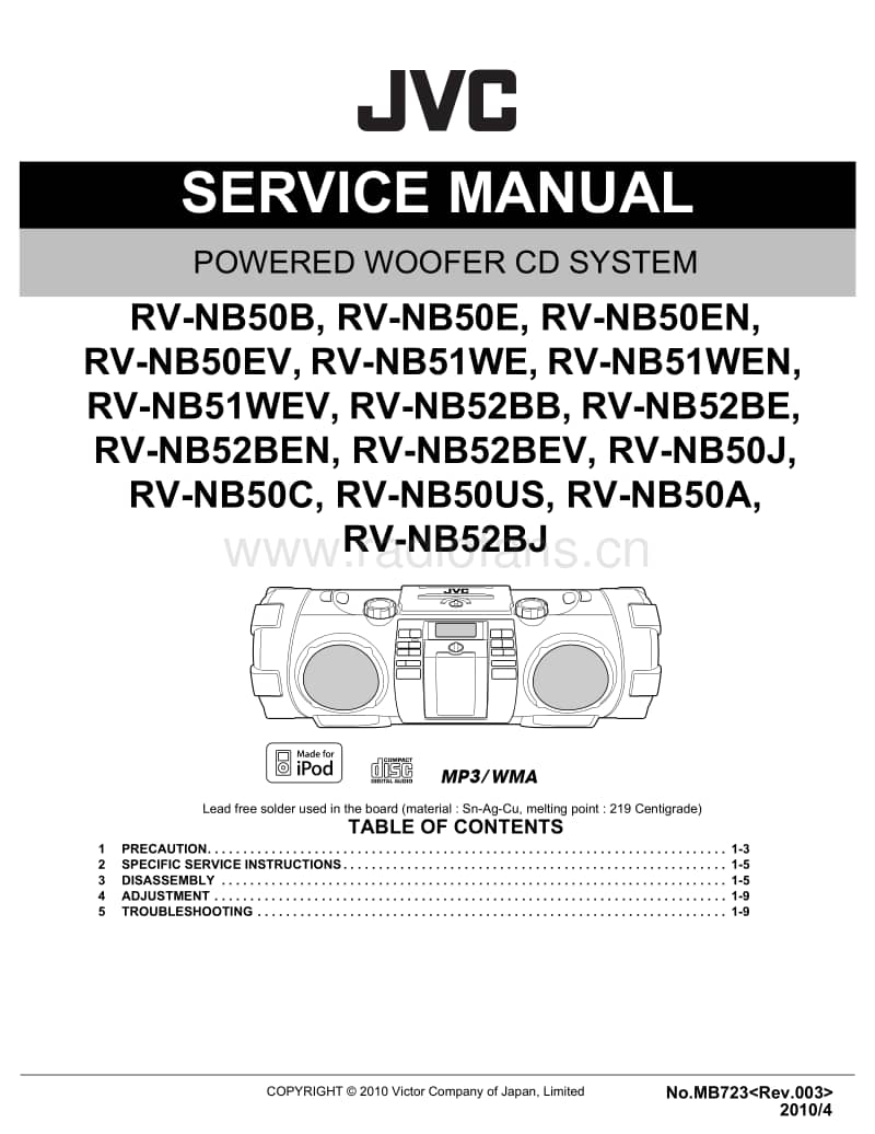 Jvc-RVNB-50-B-Service-Manual电路原理图.pdf_第1页