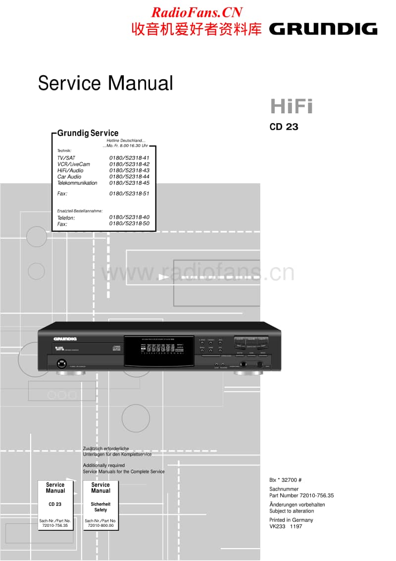 Grundig-CD-23-Service-Manual(1)电路原理图.pdf_第1页