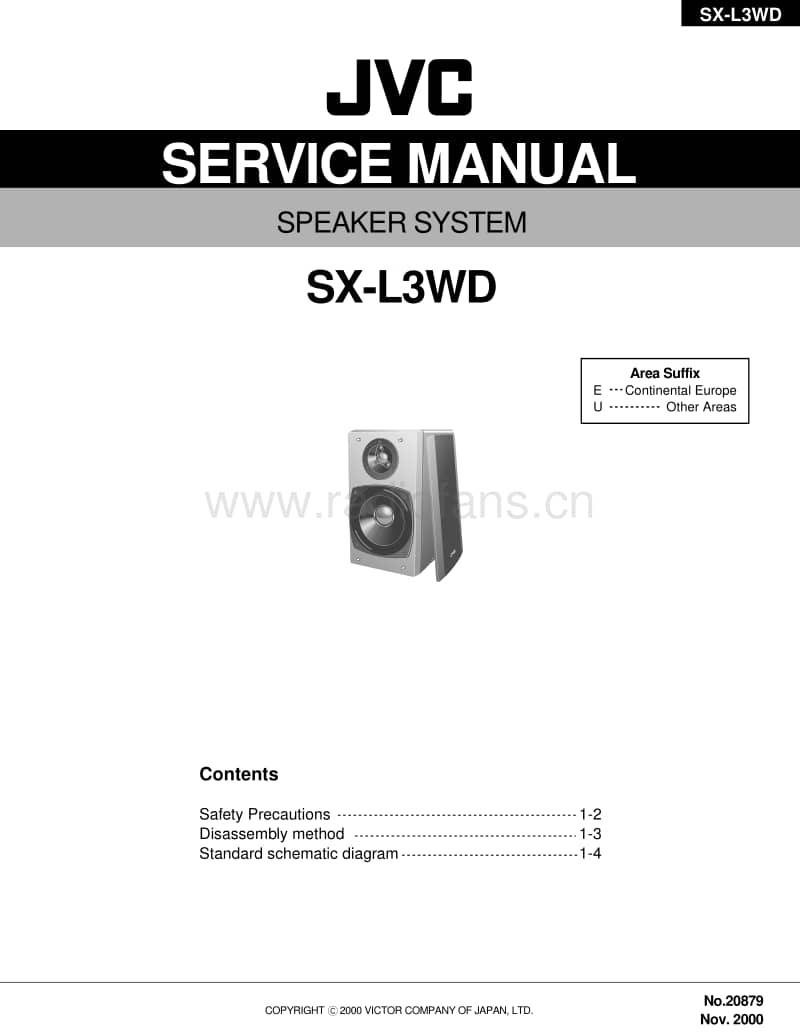 Jvc-SXL-3-WD-Service-Manual电路原理图.pdf_第1页