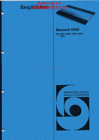 Bang-Olufsen-Beocord_4500_C-Service-Manual电路原理图.pdf