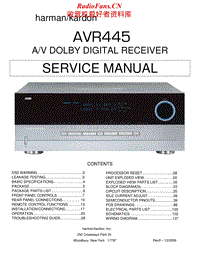 Harman-Kardon-AVR-445-Service-Manual电路原理图.pdf