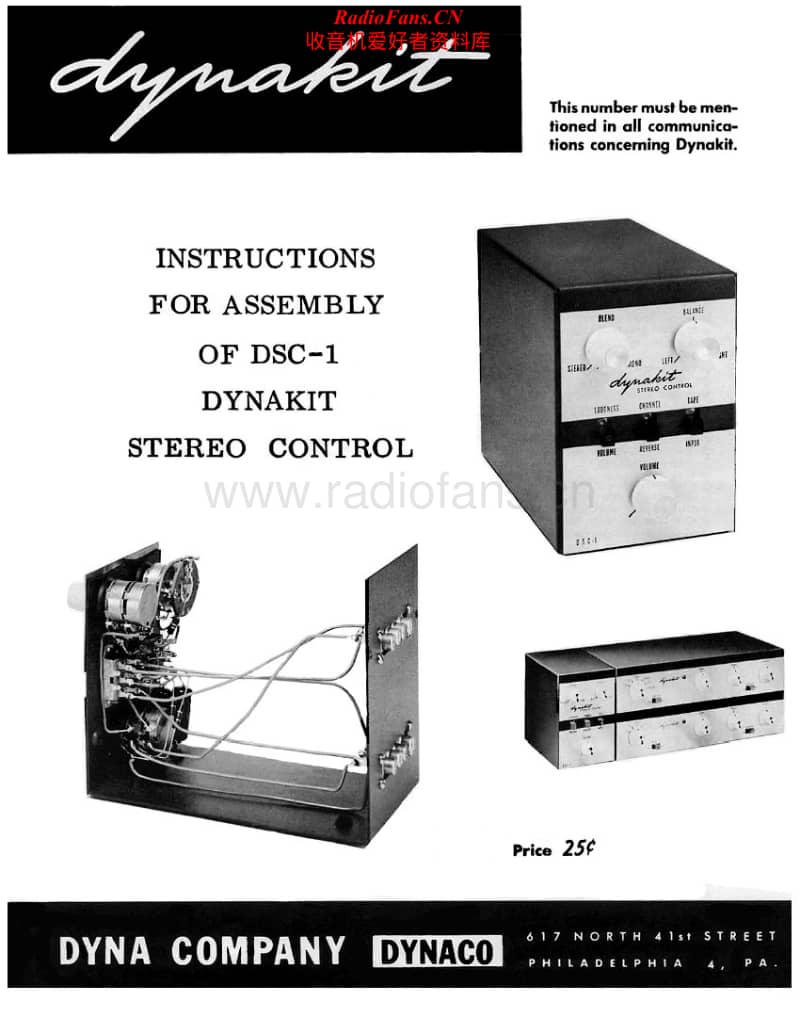 Dynaco-Dynakit-DSC-1-Service-Manual电路原理图.pdf_第1页