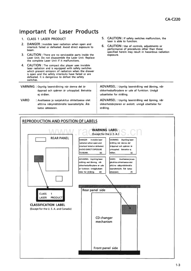 Jvc-CAC-220-Service-Manual电路原理图.pdf_第3页