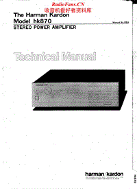 Harman-Kardon-HK-870-Service-Manual电路原理图.pdf