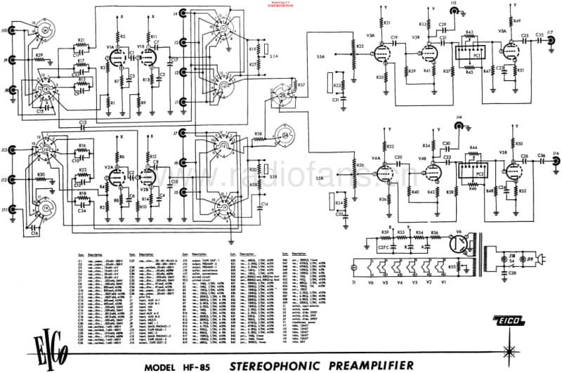 Eico-HF-85-Schematic电路原理图.pdf_第1页