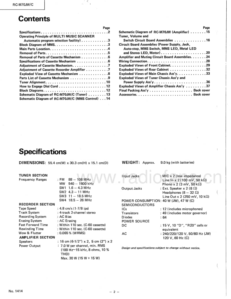 Jvc-RCM-70-JWC-Service-Manual电路原理图.pdf_第2页