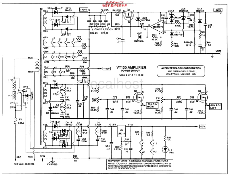 Audio-Research-VT130-Schematic电路原理图.pdf_第1页