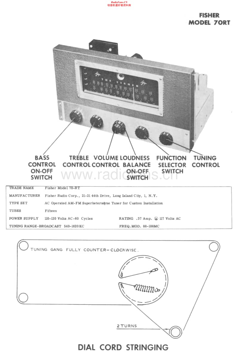 Fisher-70-RT-Service-Manual电路原理图.pdf_第1页