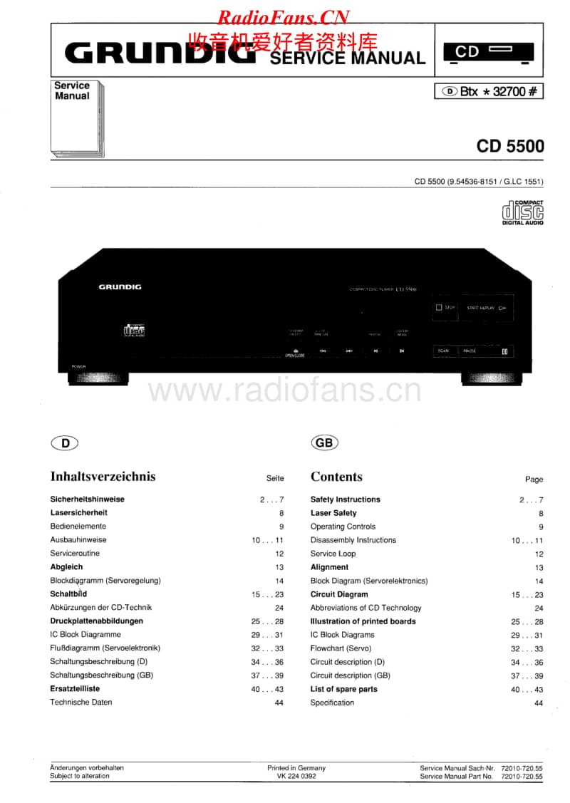 Grundig-CD-5500-Service-Manual电路原理图.pdf_第1页