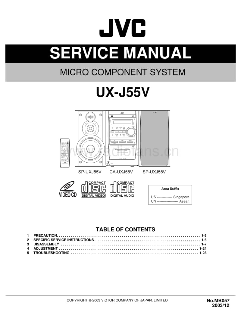 Jvc-UXJ-55-V-Service-Manual电路原理图.pdf