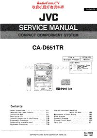 Jvc-CAD-651-TR-Service-Manual电路原理图.pdf