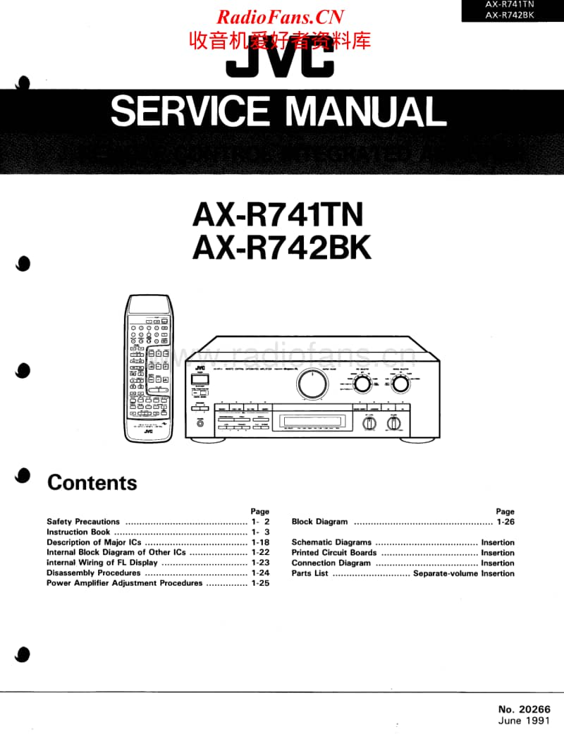 Jvc-AX-R741TN-Service-Manual电路原理图.pdf_第1页