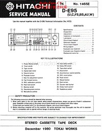 Hitachi-DE-95-Service-Manual电路原理图.pdf