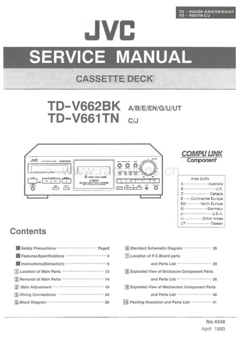 Jvc-TDV-661-TN-Service-Manual电路原理图.pdf_第1页