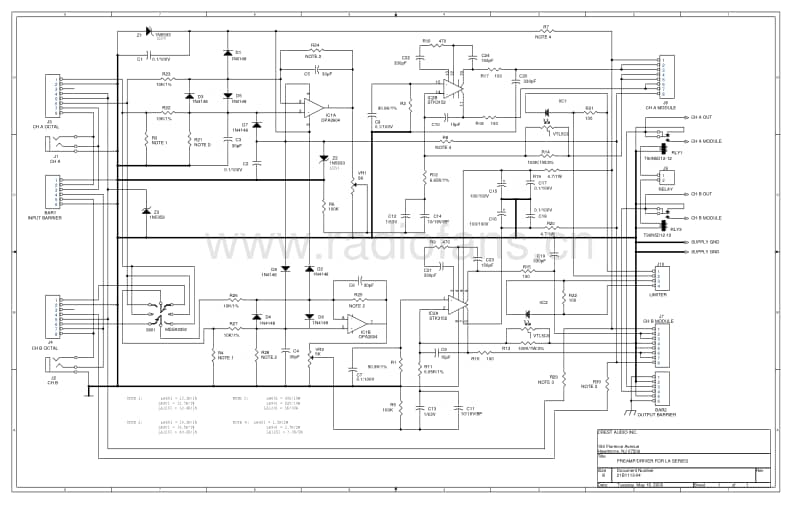Crest-Audio-LA-Series-Schematic电路原理图.pdf_第2页