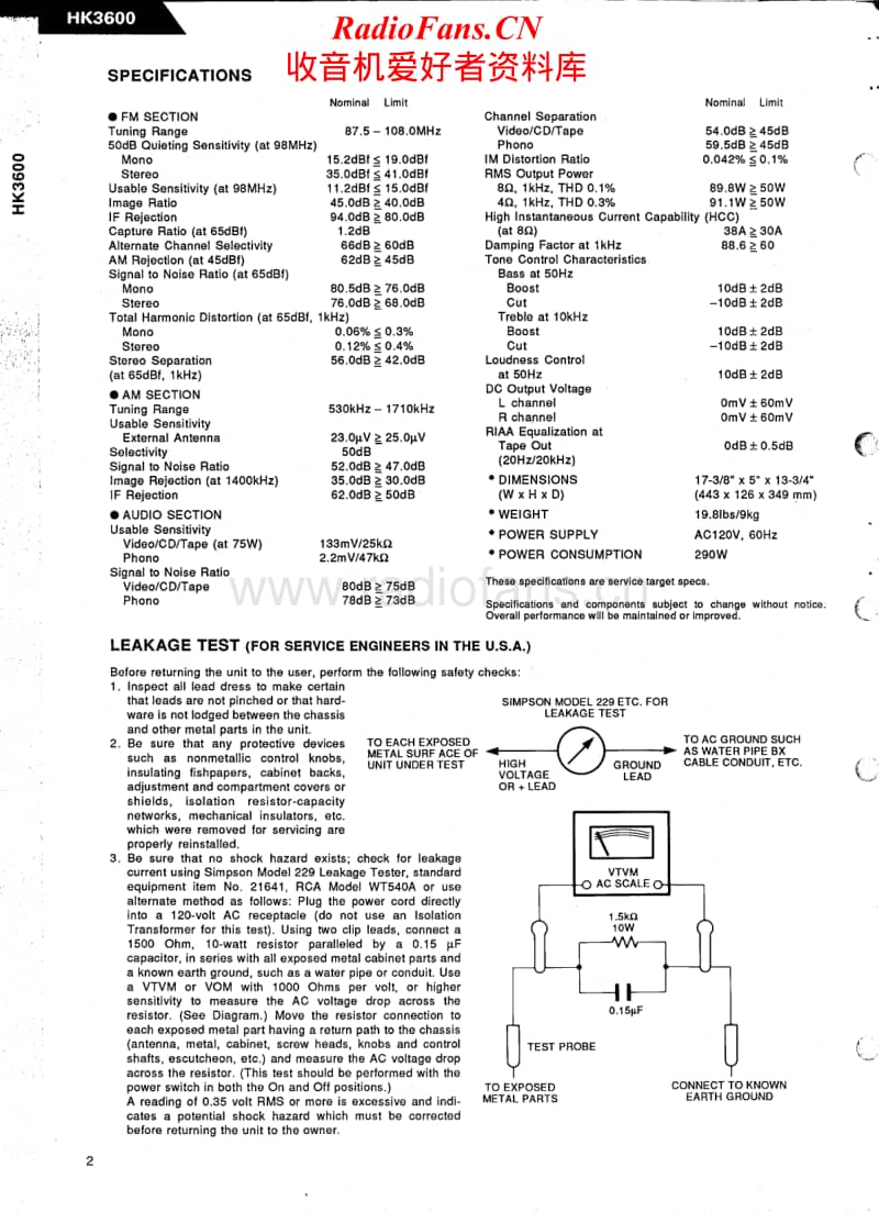 Harman-Kardon-HK-3600-Service-Manual电路原理图.pdf_第2页
