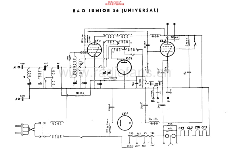 Bang-Olufsen-Junior-36-U-1935-Schematic电路原理图.pdf_第1页