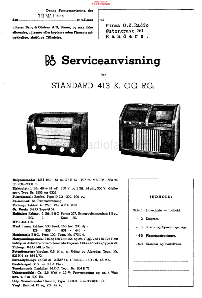 Bang-Olufsen-STANDARD-413-K-Service-manual电路原理图.pdf_第1页