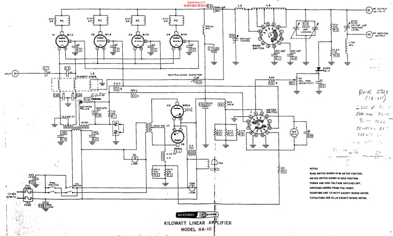 Heathkit-HA-10-Schematic-Manual电路原理图.pdf_第2页