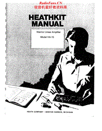Heathkit-HA-10-Schematic-Manual电路原理图.pdf