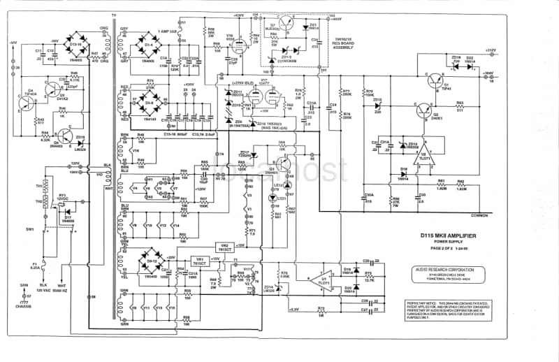 Audio-Research-D115-MKII-Schematic电路原理图.pdf_第2页
