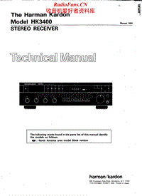 Harman-Kardon-HK-3400-Service-Manual电路原理图.pdf