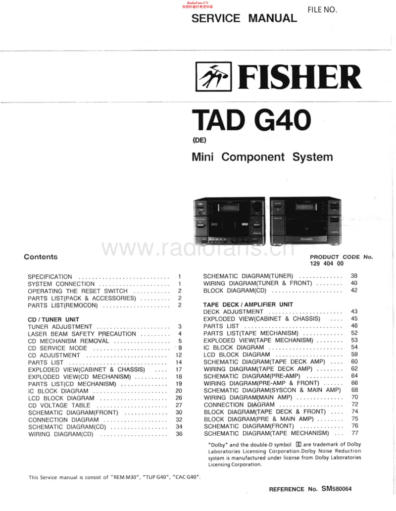 Fisher-TADG-40-Schematic电路原理图.pdf_第1页