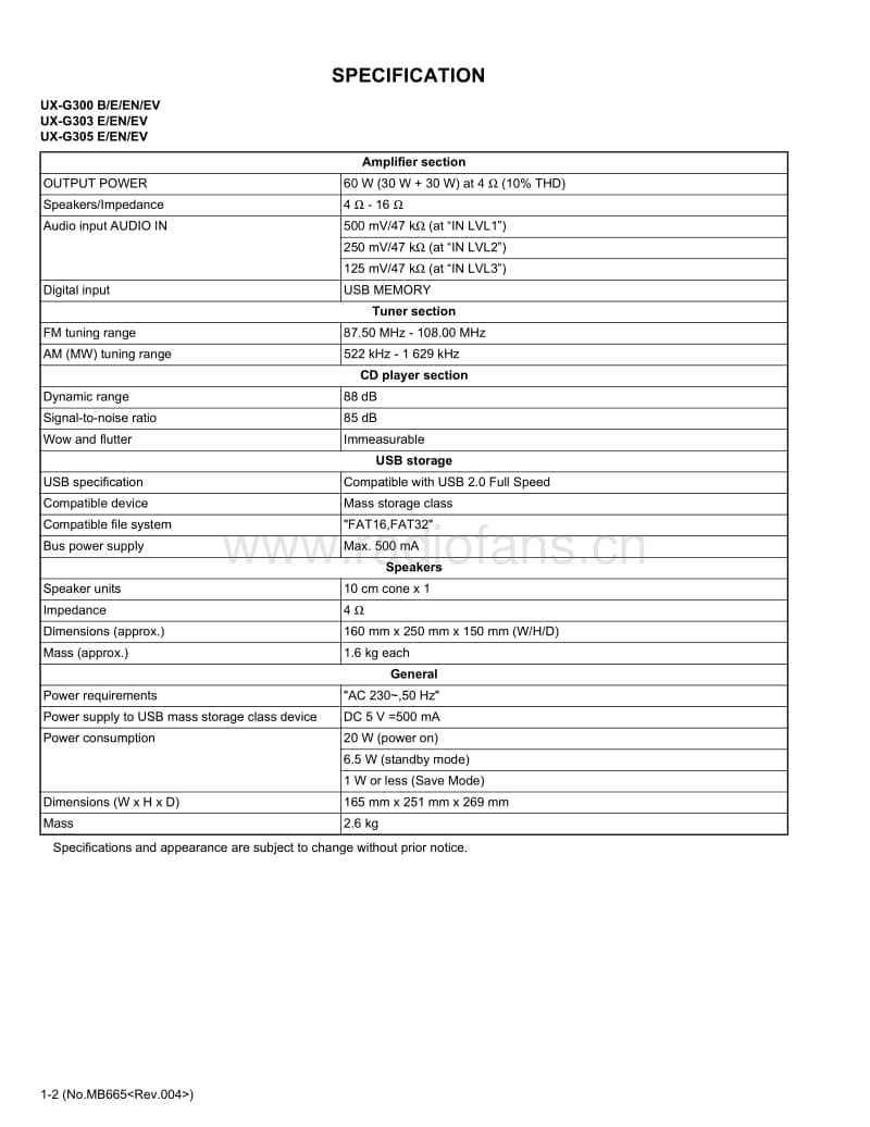 Jvc-UXG-305-Service-Manual电路原理图.pdf_第2页