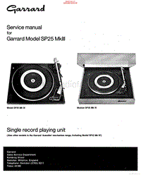 Garrard-SP-25-Mk3-Service-Manual电路原理图.pdf