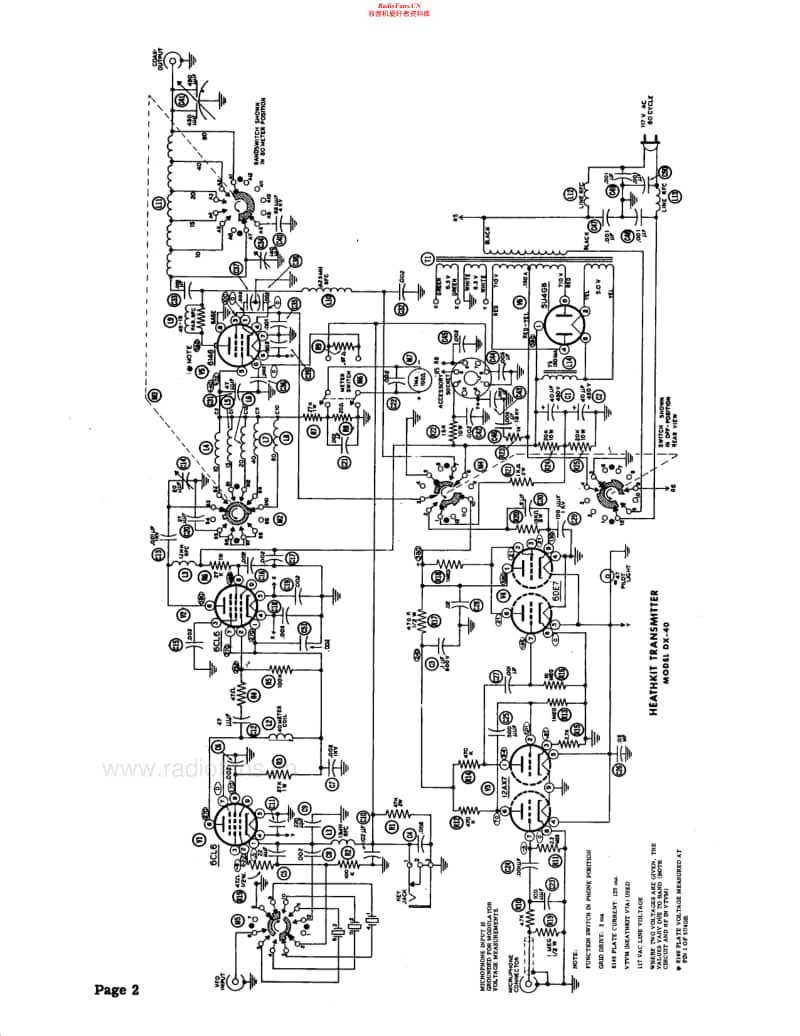 Heathkit-DX-40-Assembly-Manual-2电路原理图.pdf_第2页