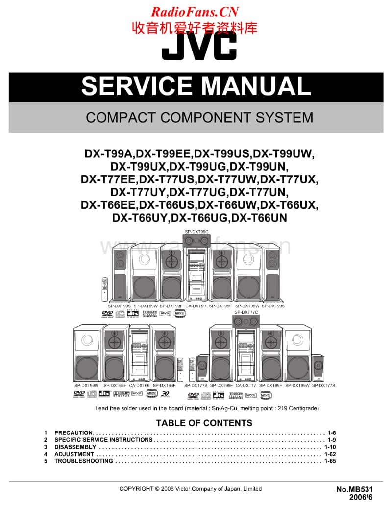 Jvc-DXT-66-Service-Manual电路原理图.pdf_第1页