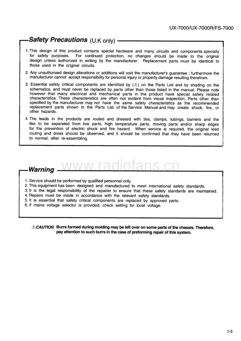 Jvc-UX-7000-R-Service-Manual电路原理图.pdf_第3页