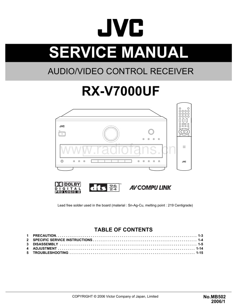 Jvc-RXV-7000-UF-Service-Manual电路原理图.pdf_第1页