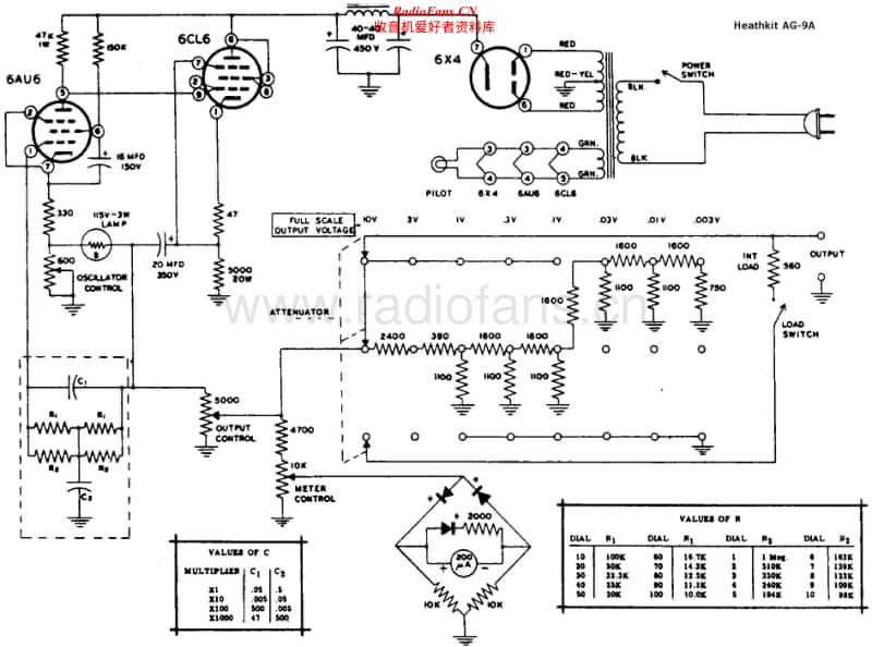 Heathkit-AG-9A-Schematic-2电路原理图.pdf_第1页