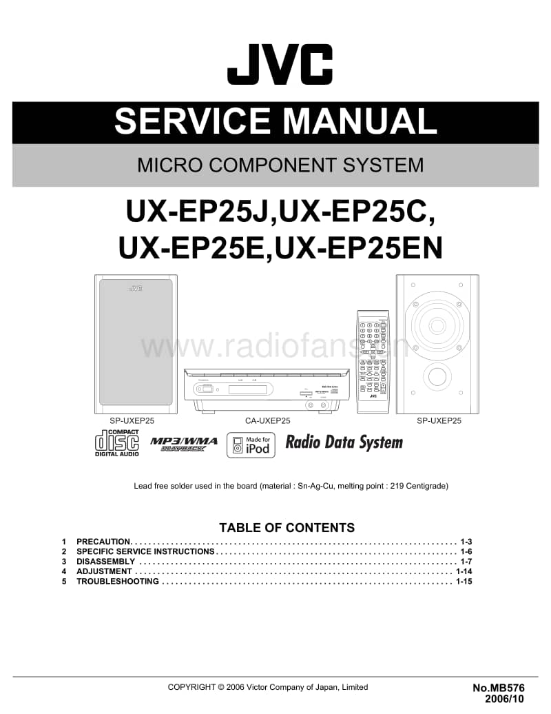 Jvc-UXEP-25-E-Service-Manual电路原理图.pdf_第1页