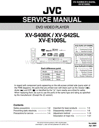 Jvc-XVE-100-SL-Service-Manual电路原理图.pdf