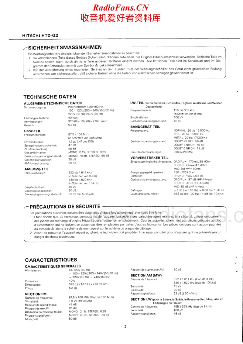 Hitachi-HTDG-2-Service-Manual电路原理图.pdf_第2页