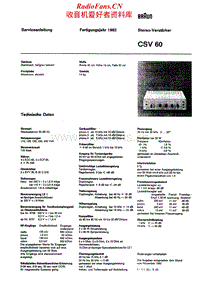 Braun-CSV-60-Service-Manual电路原理图.pdf