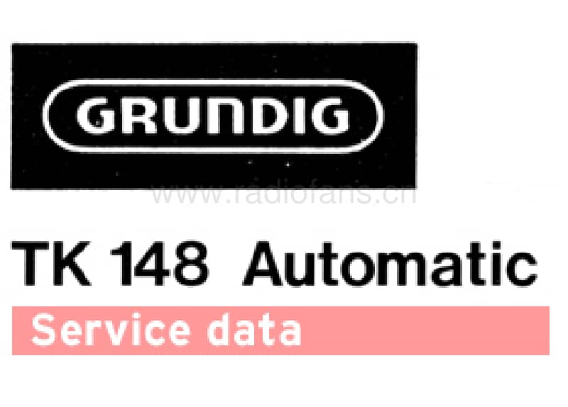Grundig-TK-148-Service-Manual电路原理图.pdf_第1页