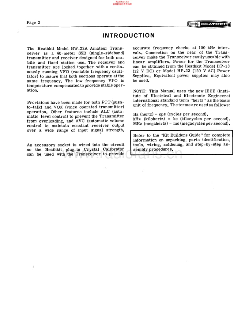 Heathkit-HW-22A-Manual电路原理图.pdf_第2页