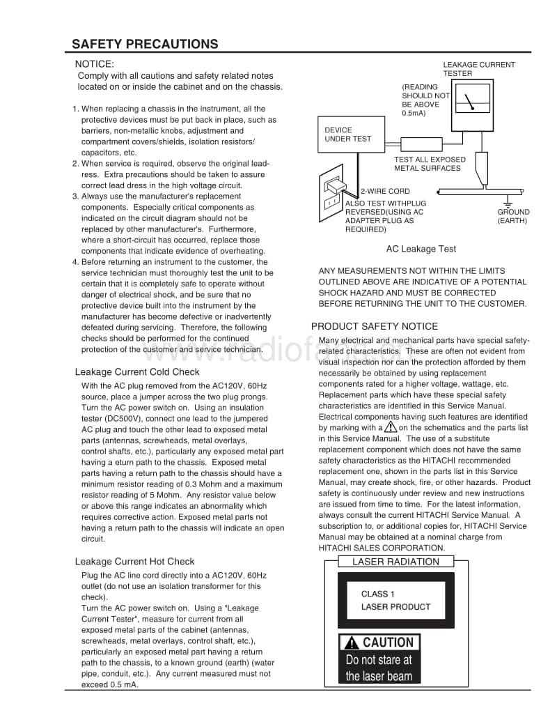 Hitachi-DVP-705-E-Service-Manual电路原理图.pdf_第3页