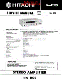 Hitachi-HA-4500-Service-Manual电路原理图.pdf