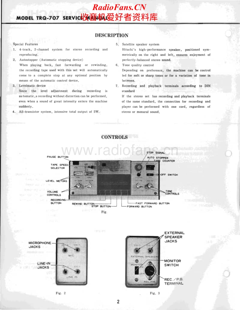 Hitachi-TRQ-707-Service-Manual电路原理图.pdf_第2页