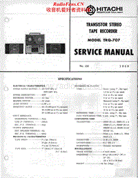 Hitachi-TRQ-707-Service-Manual电路原理图.pdf