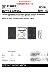 Fisher-SLIM-1800-Service-Manual电路原理图.pdf